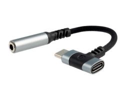 10.24.1207 - Conversor Nanocable 2en1 UsbC/M+Usb-C/H de carga a Audio Jack 3.5mm (10.24.1207)