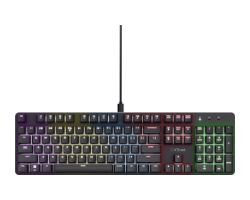25682 - Teclado Gaming Trust GXT 871 Zora QWERTY 104 Teclas RGB 1xUSB-A Cable 1.8m Negro (25682)