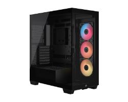 CC-9011322-WW - Caja Gaming Corsair 3500X RS-R Panel Lateral de Cristal Templado ARGB 2xUSB-A 3.0 1xUSB-C 3.1 ATX EATX mATX Mini-ITX Negra (CC-9011322-WW)
