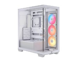 CC-9011323-WW - Caja Gaming Corsair 3500X RS-R Panel Lateral de Cristal Templado ARGB 2xUSB-A 3.0 1xUSB-C 3.1 ATX EATX mATX Mini-ITX Blanca (CC-9011323-WW)