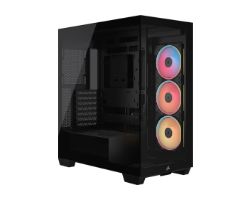 CC-9011324-WW - Caja Corsair 3500X LX-R ARGB iCue Panel Lateral de Cristal Templado 2xUSB-A 3.0 1xUSB-C 3.1 ATX EATX mATX Mini-ITX Negra (CC-9011324-WW)