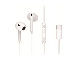 BRENDAN02W - Auriculares CONCEPTRONIC Intraurales Binaurales Micr�fono Integrado USB-C Cable 1.2m Blancos (BRENDAN02W)