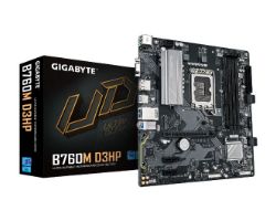 OUT8884 - Placa base GIGABYTE B760M D3HP: (1700) 4DDR5 USB DP VGA HDMI mATX (OUT8884). Buen estado. Marcas de uso. Completa. (OUTLET)