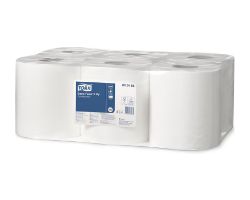 605486 - Rollo Papel secamanos Tork 2capas Ecolabel 175mx19.5cm, celulosa blanco, 6unidades.(605486)
