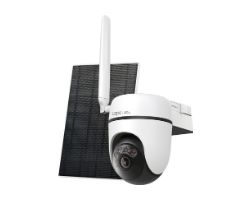 TAPO C615G KIT - C�mara IP TP-Link 2K 3mp Sensor CMOS Zoom 18x Solar Visi�n Nocturna LED/IR Exterior 4G Blanca (TAPO C615G KIT)