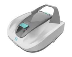 A01_EU01_123563 - Robot limpiafondos Cecotec Conga Pooldroid 3000 FloorMaster, inal�mbrico para piscinas sin pendientes, Apto para superficies de hasta 80 m2 y una profundidad m�xima de 2,5 metros. 100 minutos de autonom�a. Filtro de alta eficiencia. (A01_EU01_123563)