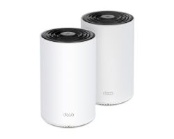 DECO PX50(2-PACK) - Sistema Mesh TP-Link AX3000 3xRJ45 WiFi 6 Dual Band 2 Antenas Internas + Powerline 1.5 Gbps Pack 2 Blanco (DECO PX50 2-PACK)