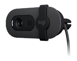 LOG-WEBCAM BRIO 100 BK - WebCam Logitech Brio 100 2mp FHD Micr�fono Integrado USB Clip/Soporte Cable 1.5m Grafito (960-001585)