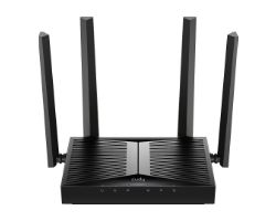 WR3600 - Router CUDY BE3600 ARM Cortex A7 WiFi 7 Dual Band 5xRJ45 Ethernet LAN GbE 4 Antenas Externas 2x2 5.5dBi Negro (WR3600)