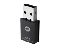 ABBY26B - Adaptador CONCEPTRONIC AX900 USB 2.0 WLAN/Bluetooth 5.3 WiFi 6 Dual Band PC/Port�til Negro (ABBY26B)