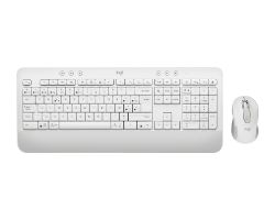 LOG-TEC SET SG MK650 BUS WH - Kit Teclado + Rat�n Logitech Signature MK650 Multimedia Reposamu�ecas QWERTY 118 Teclas Bluetooth �ptico Diestro 4000dpi 5 Botones Blanco (920-011026)