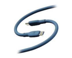 119MOTOUSBC2MBL - Cable de datos de silicona. Motorola Usb-C a Usb-C. Soporta hasta 100W, 2m. Azul(119MOTOUSBC2MBL)