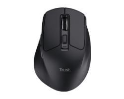 26021 - Rat�n Trust Niven Ergon�mico Diestro Clic Silencioso RF Wireless/Bluetooth USB-A 3200dpi 7 Botones Negro (26021)