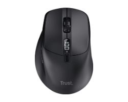 25991 - Rat�n Trust Zevo Ergon�mico �ptico Diestro Clic Silencioso RF Wireless/Bluetooth USB-A 4000dpi Negro (25991)