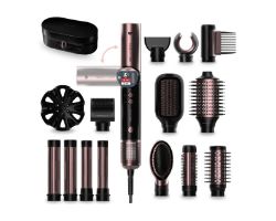 OUT9451 - Cepillo Moldeador CECOTEC AirGlam 14in1 Flex Black (A01_EU01_114728) (OUT9451). Buen estado. Reacondicionado. Completo. (OUTLET)