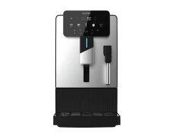A01_EU01_115411 - Cafetera Superautom�tica CECOTEC Cremmaet Steam Compacta 19 Bares Vaporizador Sistema Thermoblock Pantalla T�ctil 15? Molinillo C�nico Dep�sito de Caf� 150g Dep�sito de Agua 1.1L Altura Regulable Negra/Acero (A01_EU01_115411)