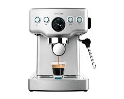 01982 - Mini Cafetera CECOTEC Power Espresso 20 Barista Mini 1465W 20 Bares Dep�sito Extraible 1.8L Man�metro Sistema Thermoblock 2 Caf�s (01982)