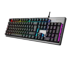 UK505450 - Teclado Gaming UNYKA NOVA K244 QWERTY 105 Teclas LED RGB USB-A Portugu�s Gris (UK505450)