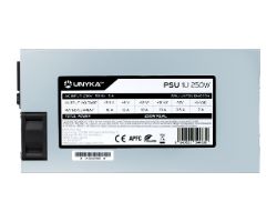 UKPSU1U40004 - Fuente UNYKA FLEX 1U Est�ndar APFC 250W para Caja Rack 19? Plata (UKPSU1U40004)