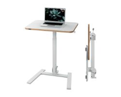 6588-00-01 - Mesa Escritorio Leitz Ergo Altura regulable para sentarse/estar de pie, 65x46x1.8cm, Blanco. (6588-00-01)
