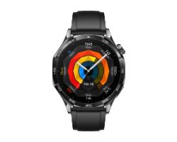 55020DKM - Smartwatch Huawei Watch GT5 AMOLED Digital 1.32? 46mm Micr�fono/Altavoces Integrados NFC Bluetooth 5.2 IP69K GPS Cuerpo/Correa Negros (55020DKM)