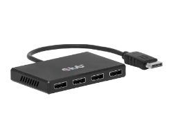 CSV-7400 - Hub Club 3D 4xDiplayPort 4K Ultra HD/30Hz Negro (CSV-7400)