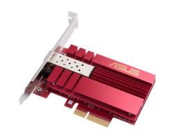 OUT9780 - Tarjeta de Red ASUS de XG-C100F PCIe SFP+ 10 GbE Rojo (OUT9780). Buen estado. Desprecintada. Sin caja ni manuales. (OUTLET)