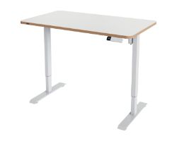 6770-00-01 - Escritorio Leitz ERGO 120x70cm altura regulable el�ctricamente 72 a 118cm , puertos Usb-A y Usb-C, Blanco. (6770-00-01)