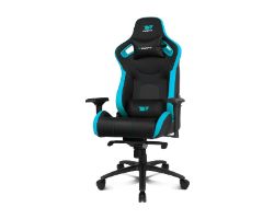 DR600BL - Silla Drift Gaming Deluxe XL. Soportar hasta 150 kilos. Uso continuado para jugar o trabajar. Reclinable hasta los 135�. Ruedas silencios.Negra/Azul(DR600BL)
