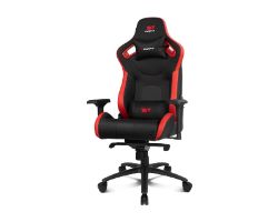 DR600BR - Silla Drift Gaming Deluxe XL. Soportar hasta 150 kilos. Uso continuado para jugar o trabajar. Reclinable hasta los 135�. Ruedas silenciosNegra/Roja(DR600BR)