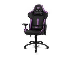 DR350BV - Silla Drift Gaming. respaldo reclinable desde los 90 hasta los 135�. Ajustables tanto en altura, como �ngulo lateral, pudi�ndose regular tambi�n hacia delante y hacia atr�s. EXPERT.NEGRA/VIOLETA (DR350BV)