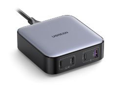 90928 - Cargador UGREEN Nexode Universal. USB-A+3�USB-C 100W. Gris. Tipo: Cargador de sobremesa (90928)