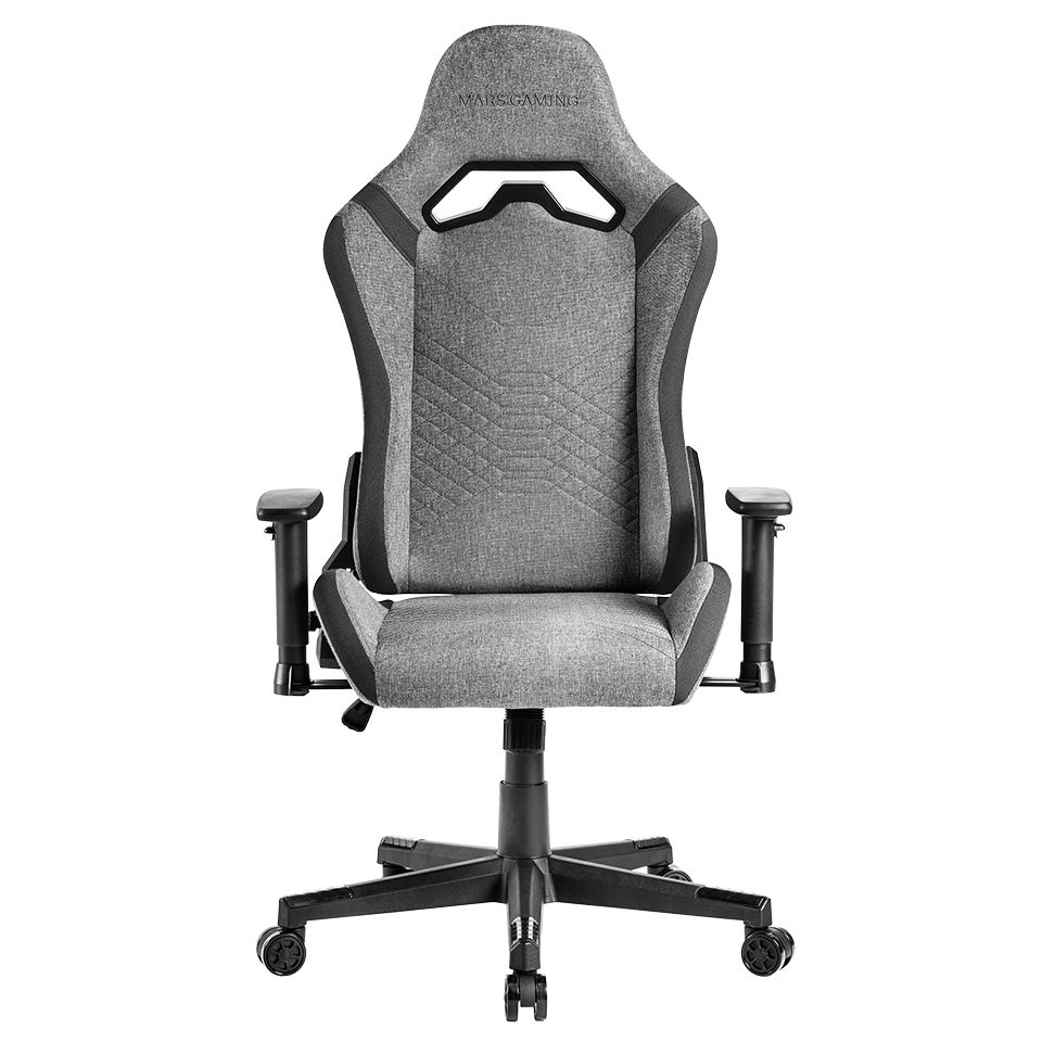 MGCPROFB - Silla Mars Gaming Ergonmica Reposabrazos 2D Altura Regulable Gris/Negra (MGCPROFB)