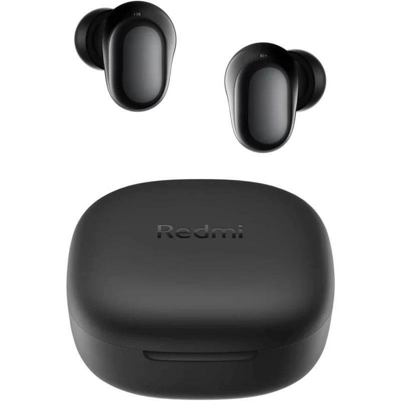 BHR8776GL - Auriculares XIAOMI Redmi Buds 6 Play Intra-Aurales Binaurales Bluetooth 5.4 IPX4 Estuche de Carga Autonoma 7h Negro (BHR8776GL)