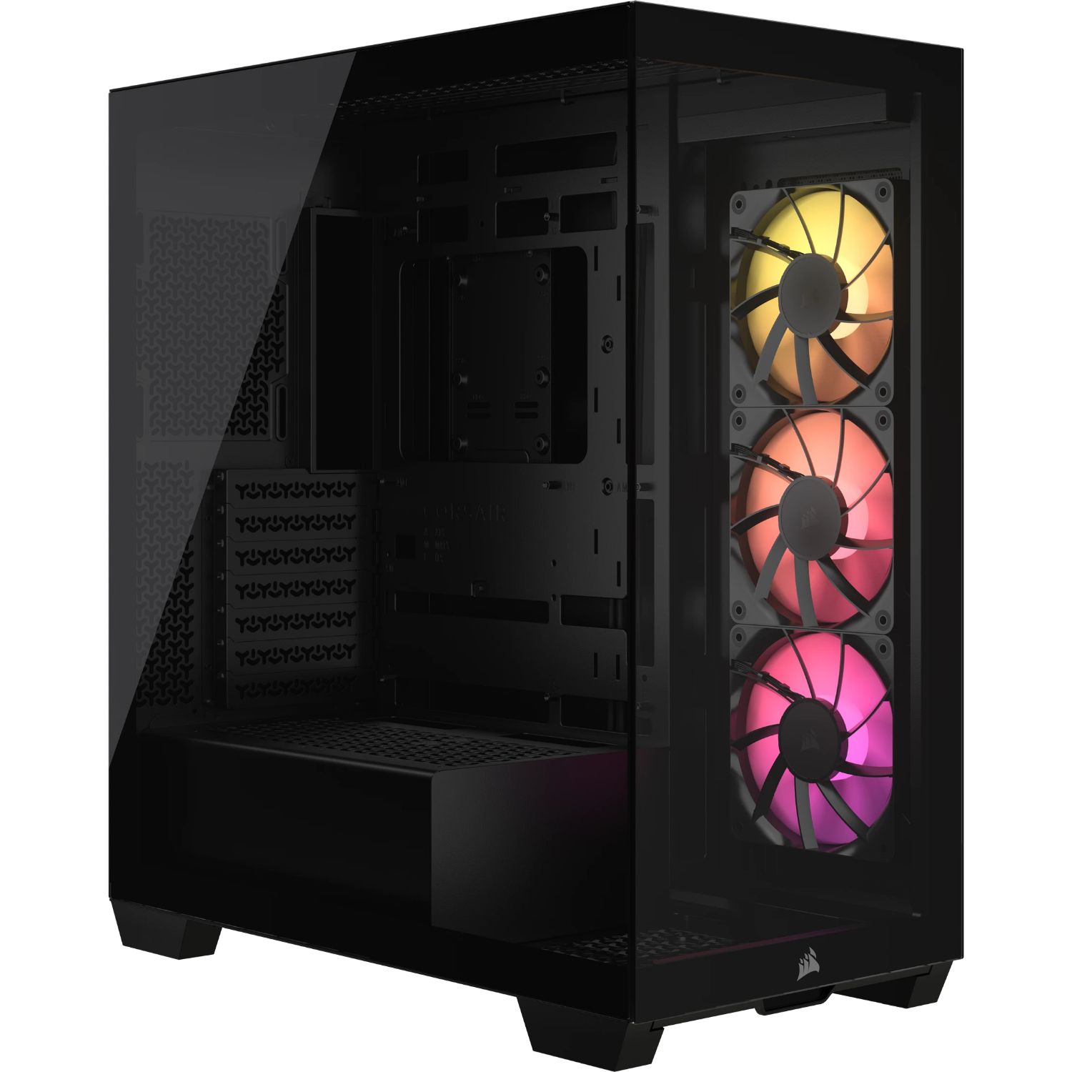 CC-9011278-WW - Caja Gaming Corsair 3500X Ventana Lateral de Cristal Templado ARGB 2xUSB-A 3.0 1xUSB-C 3.1 ATX mATX Mini-ITX EATX Negra (CC-9011278-WW)