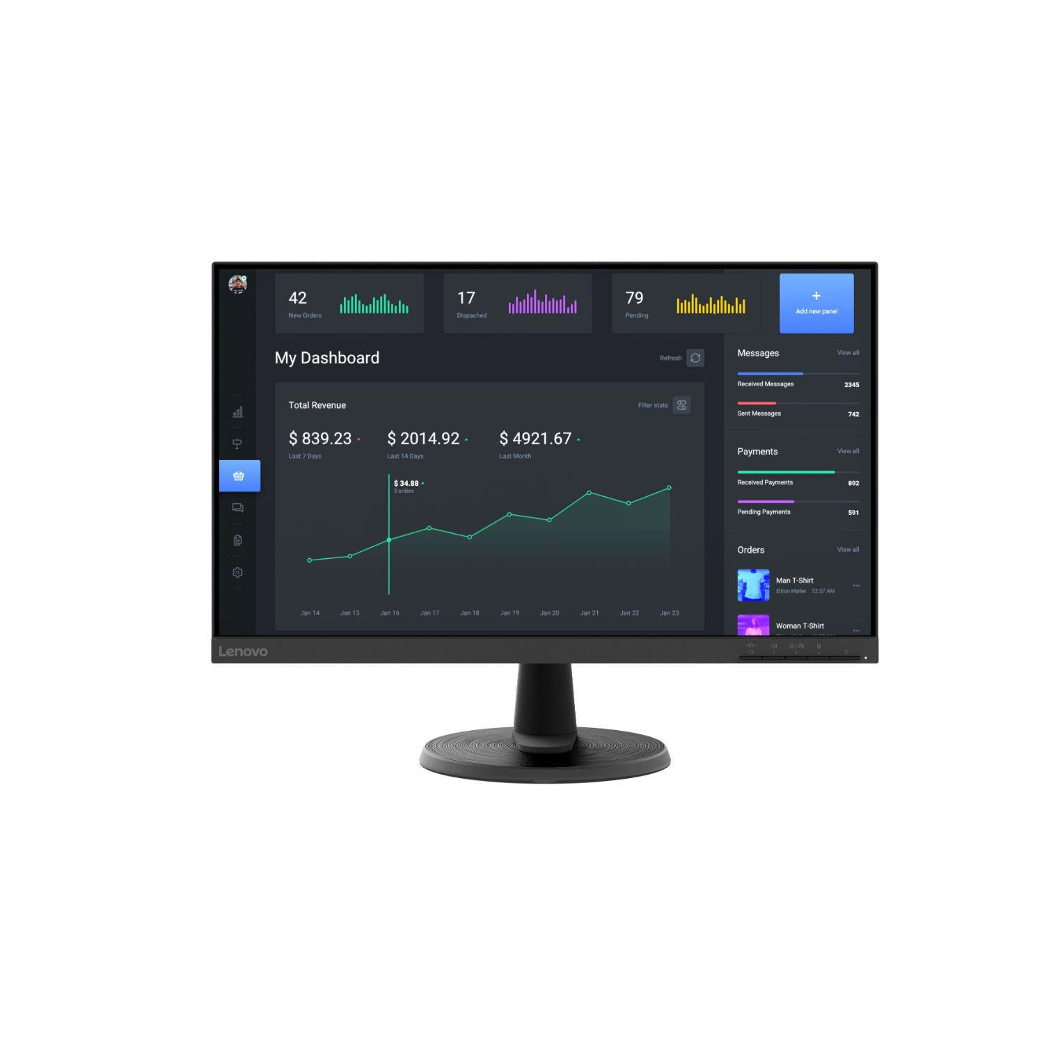 63DCKAT6EU - Monitor Lenovo C24-40 24