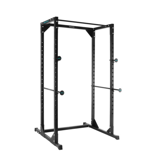 07190 - Jaula de musculacin CECOTEC Drumfit PowerRack 1000 Power Rack. ara realizar entrenamientos con cargas altas de forma segura y ejercicios de dominadas. (07190)