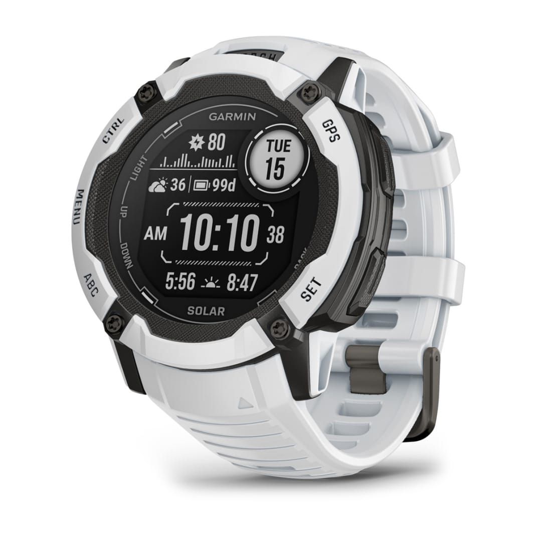 010-02805-04 - Smartwatch Garmin Instinct 2X Solar Estandar Edition 50mm GPS NFC Bluetooth Blanco (010-02805-04)