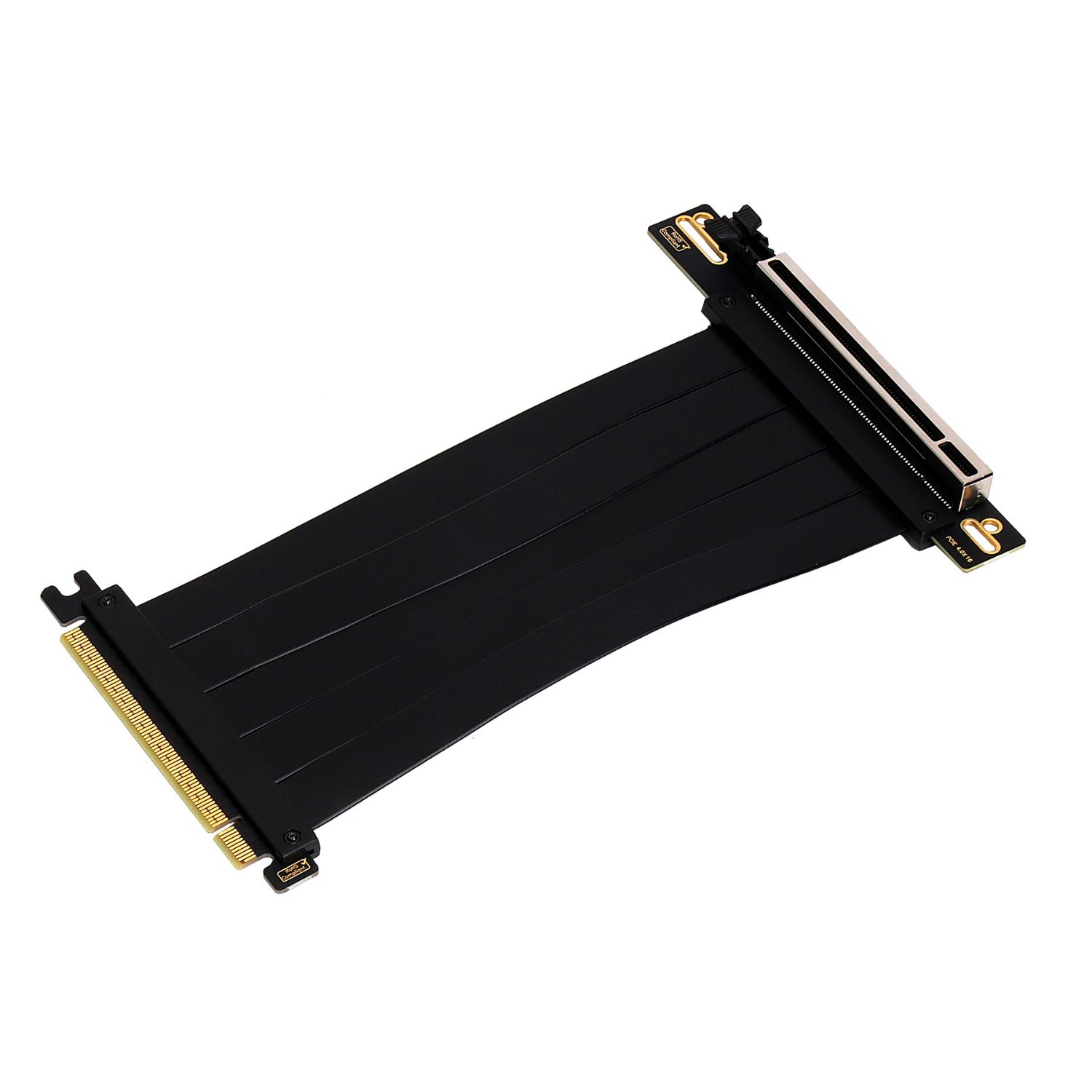 AB461701 - Cable Extensin Abysm Riser PCIe 4.0 x16 Flexible para montar Tarjeta Grfica Vertical Negro (AB461701)