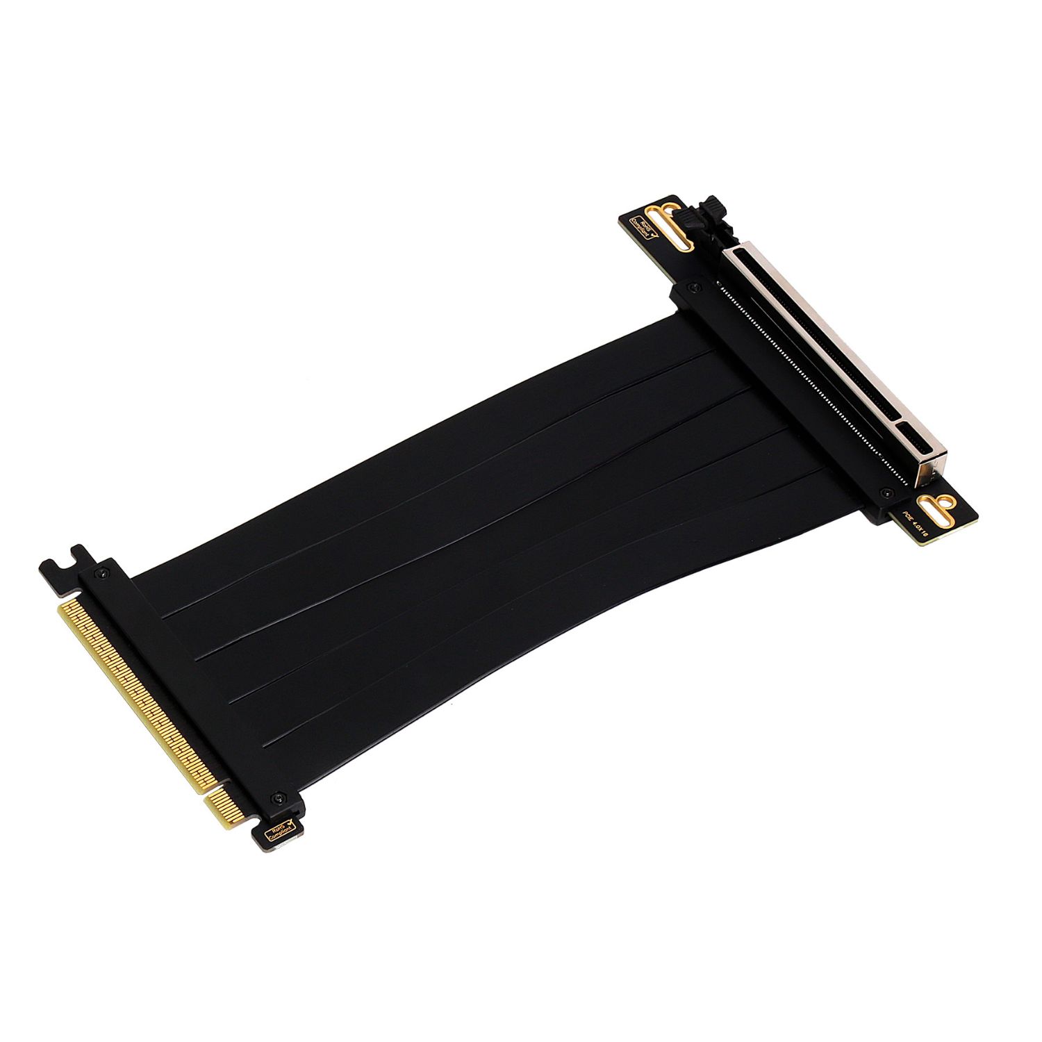 AB461701 White - Cable Extensin Abysm Riser PCIe 4.0 x16 Flexible para montar Tarjeta Grfica Vertical Blanco (AB461701 White)