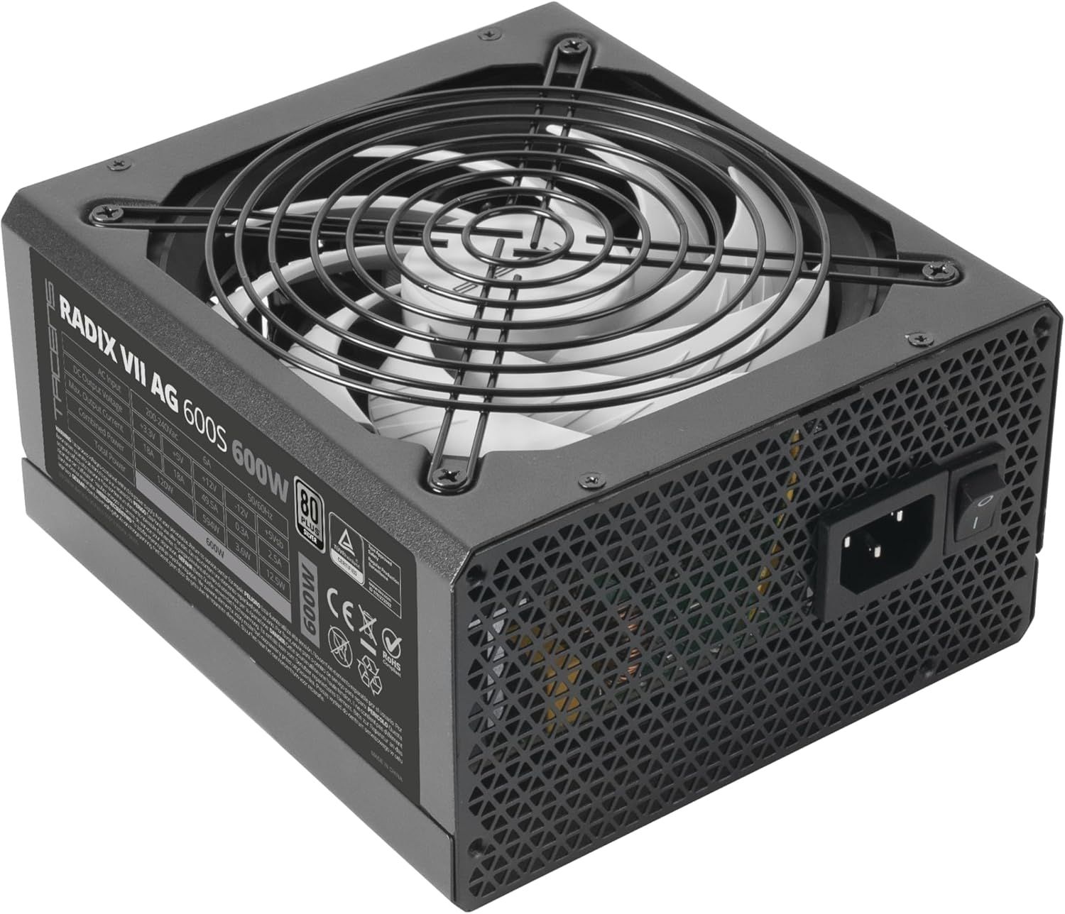 1RVIIAG600S - Fuente Tacens Radix VII AG ATX 600W 87% 80 Plus Silver (1RVIIAG600S)