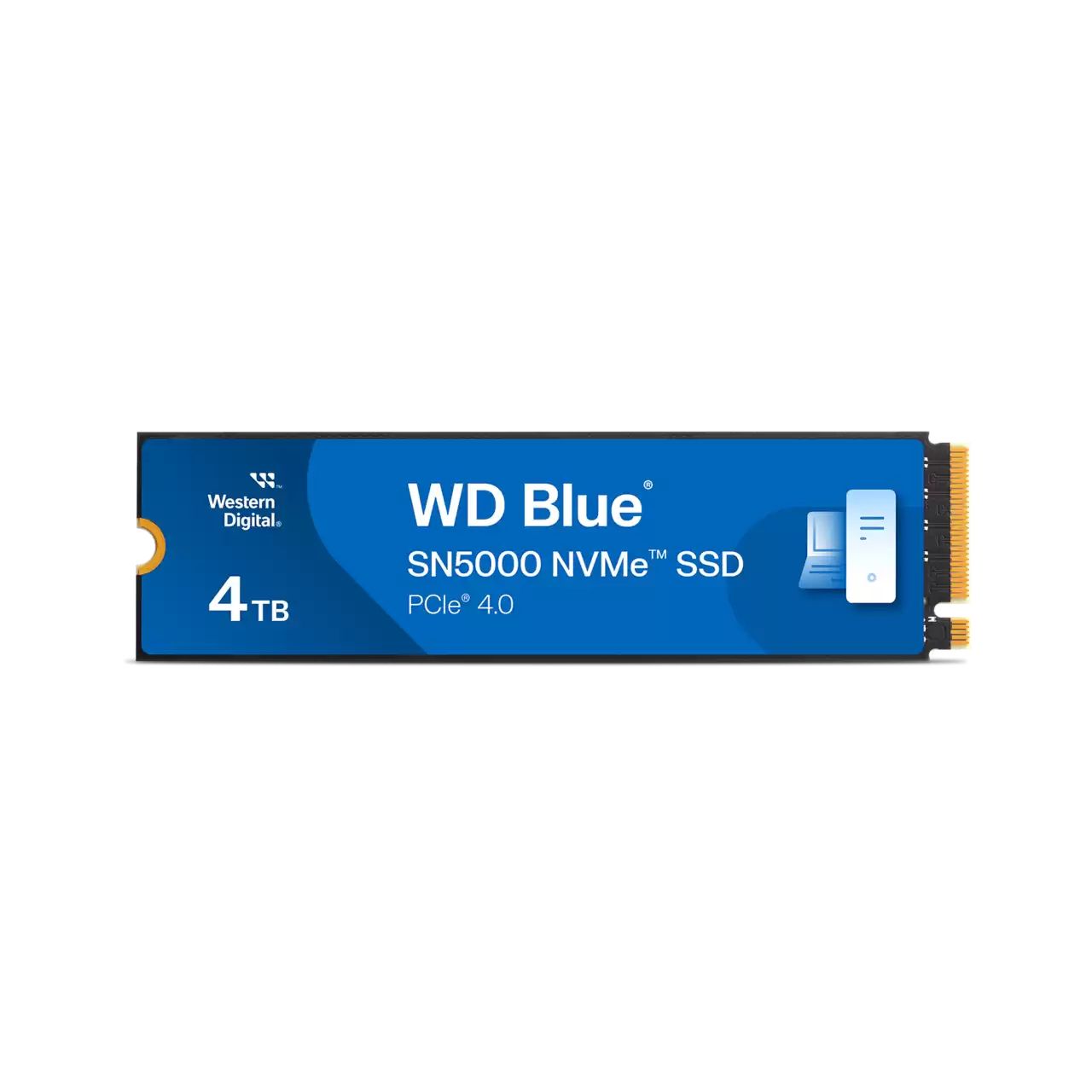 WDS400T4B0E - Disco SSD Western Digital Blue SN5000 4Tb M.2 NVMe PCIe 4.0 Lectura 5500Mb/s Escritura 5000Mb/s PC/Notebook (WDS400T4B0E)