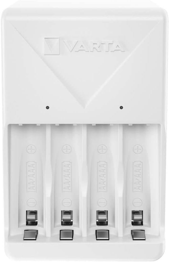 57657101451 - Cargador Varta 4xAA 2100mAh Blanco (57657101451)