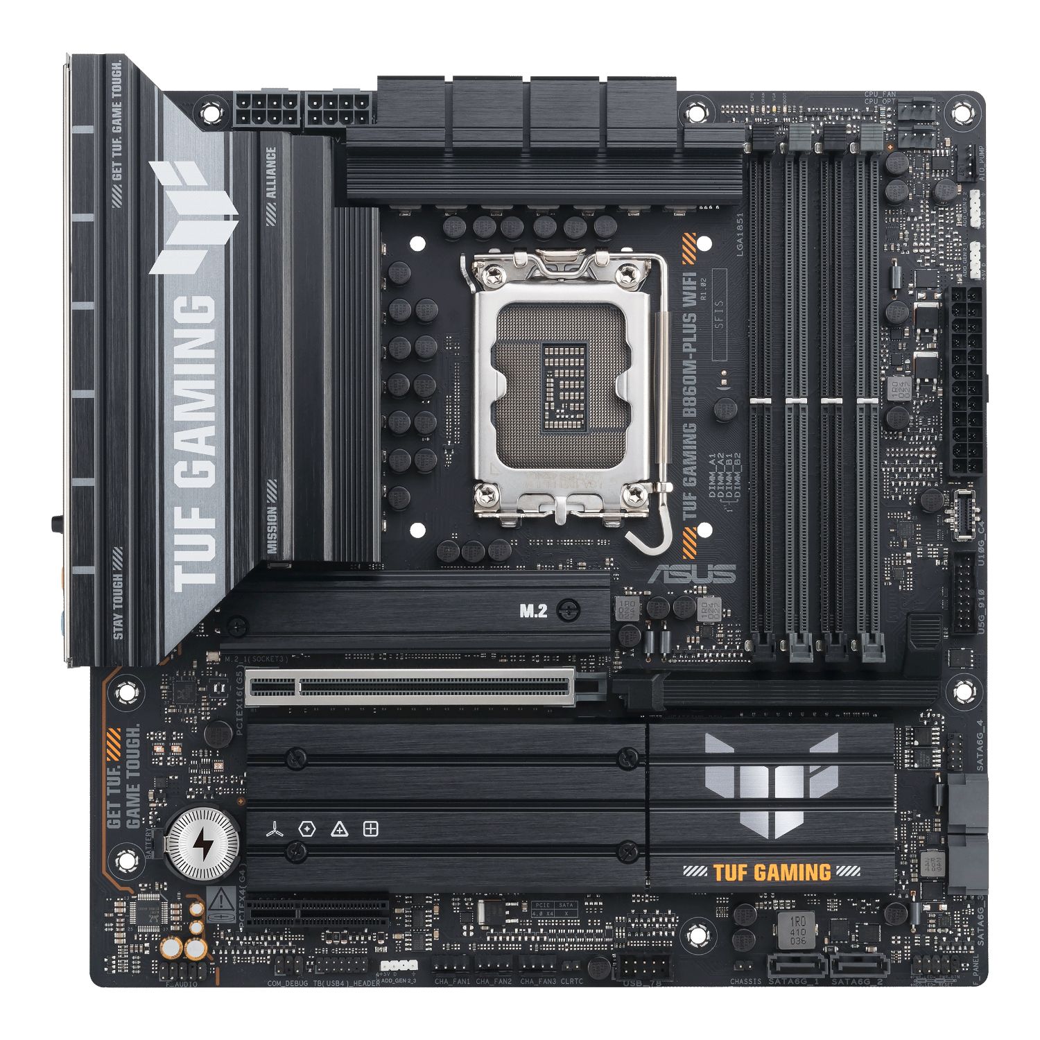 90MB1JV0-M0EAY0 - Placa base ASUS TUF GAMING B860M-PLUS WIFI: (LGA1851) 4DDR5 HDMI DP 4SATA3 (90MB1JV0-M0EAY0)