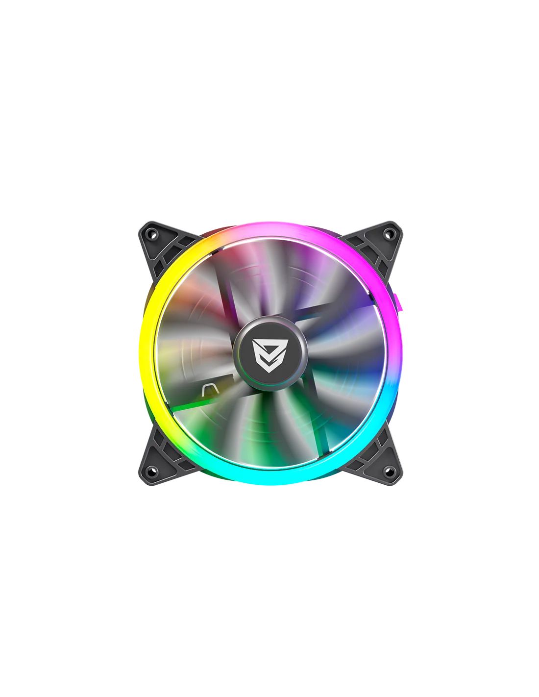 NF-SFAN-DRACO14B-ARGB - Ventilador Nfortec Draco X 140mm ARGB Negro (NF-SFAN-DRACO14B-ARGB)