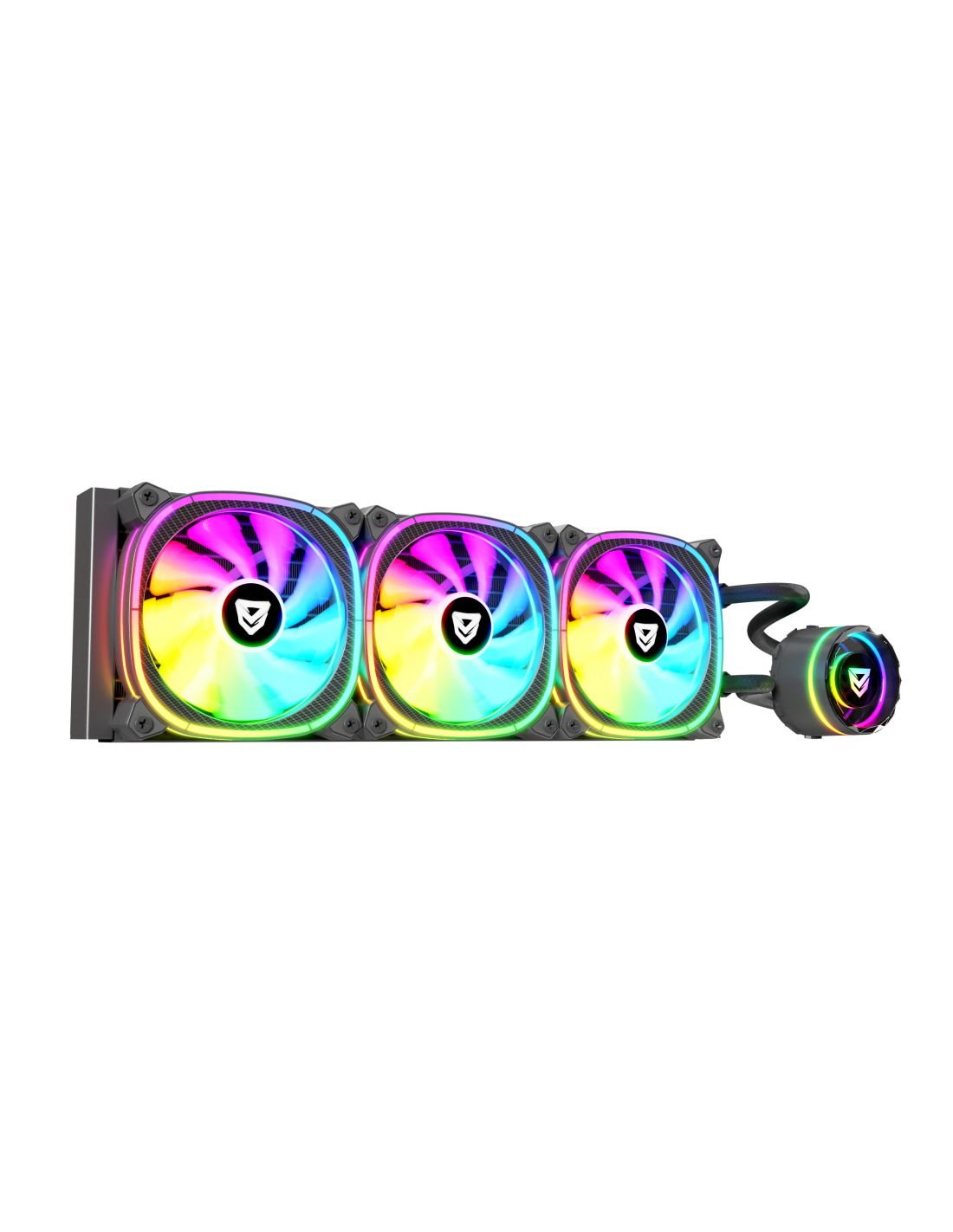 NF-WC-ATRIAX-360-B - Refrigeracion Lquida CPU Nfortec Atria X 3x120mm ARGB Negra (NF-WC-ATRIAX-360-B)