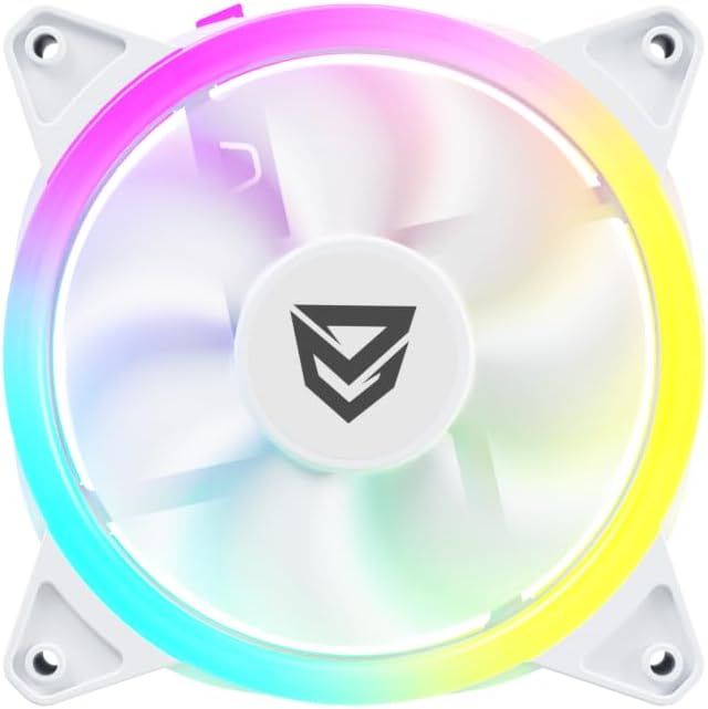 NF-SFAN-DRACO12W-ARGB - Ventilador Nfortec Draco X 120mm ARGB Blanco (NF-SFAN-DRACO12W-ARGB)
