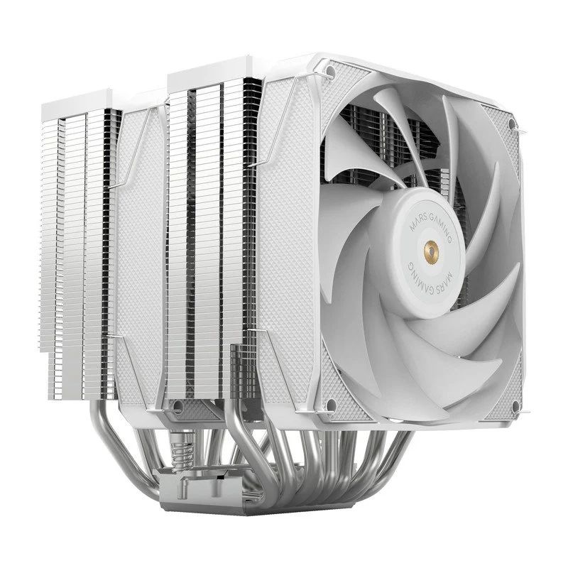 MCPUXU9W - Ventilador Mars Gaming 2x120mm 400W Blanco (MCPUXU9W)
