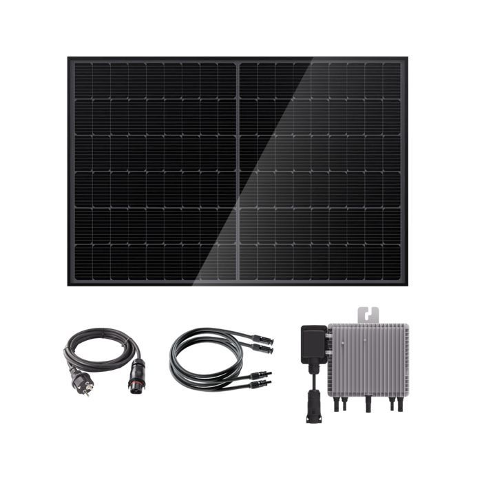 PS0400R - Kit Solar Engel 400W/2A para Barandilla/Suelo/Jardn 1 Placa Rgida + Microinversor (PS0400R)