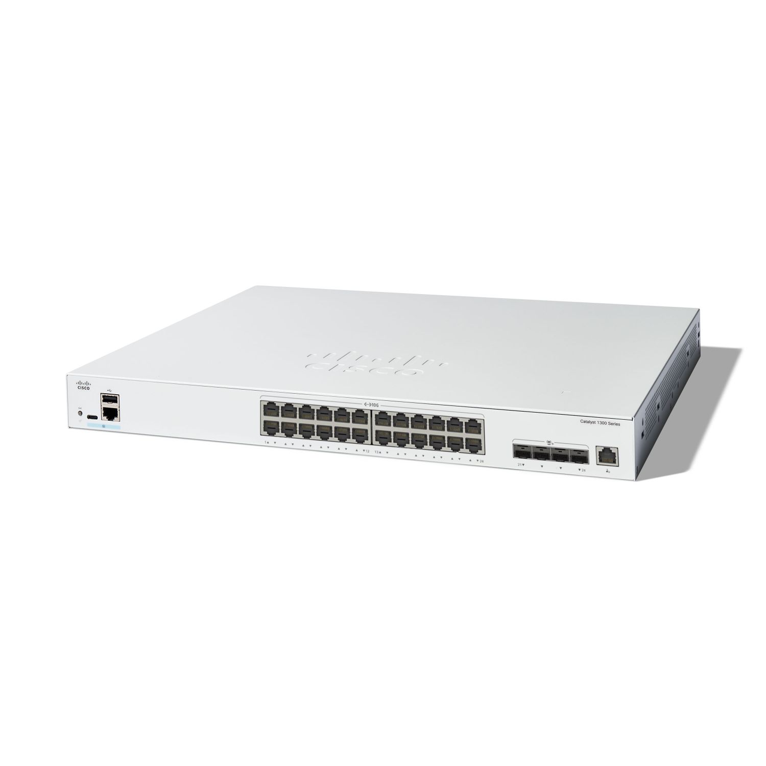 C1300-24XT - Conmutador Cisco Catalyst 20p Ethernet 10GbE 4xSPF+ Rack Gris (C1300-24XT)
